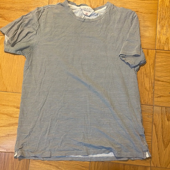 Rag and bone horizontal stripe cotton tee - Picture 1 of 3